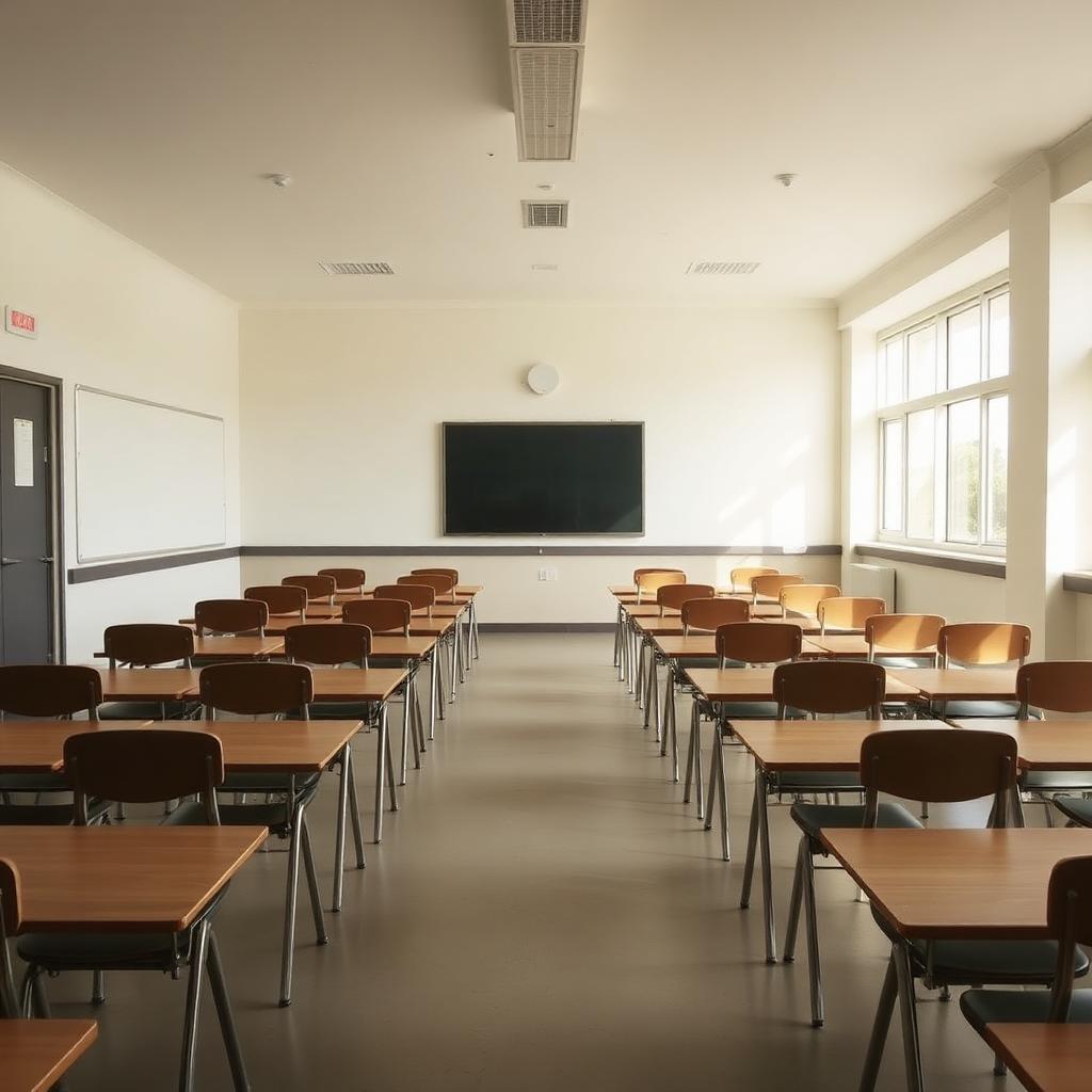 Empty classroom